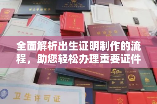 瓮安全面解析出生证明制作的流程，助您轻松办理重要证件
