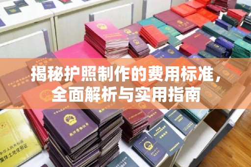 瓮安揭秘护照制作的费用标准，全面解析与实用指南